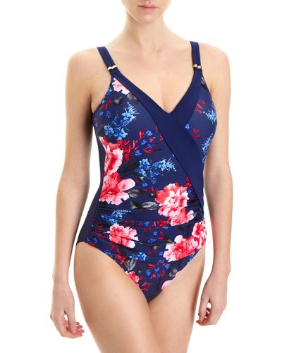 Tropical V-Front Swimsuit